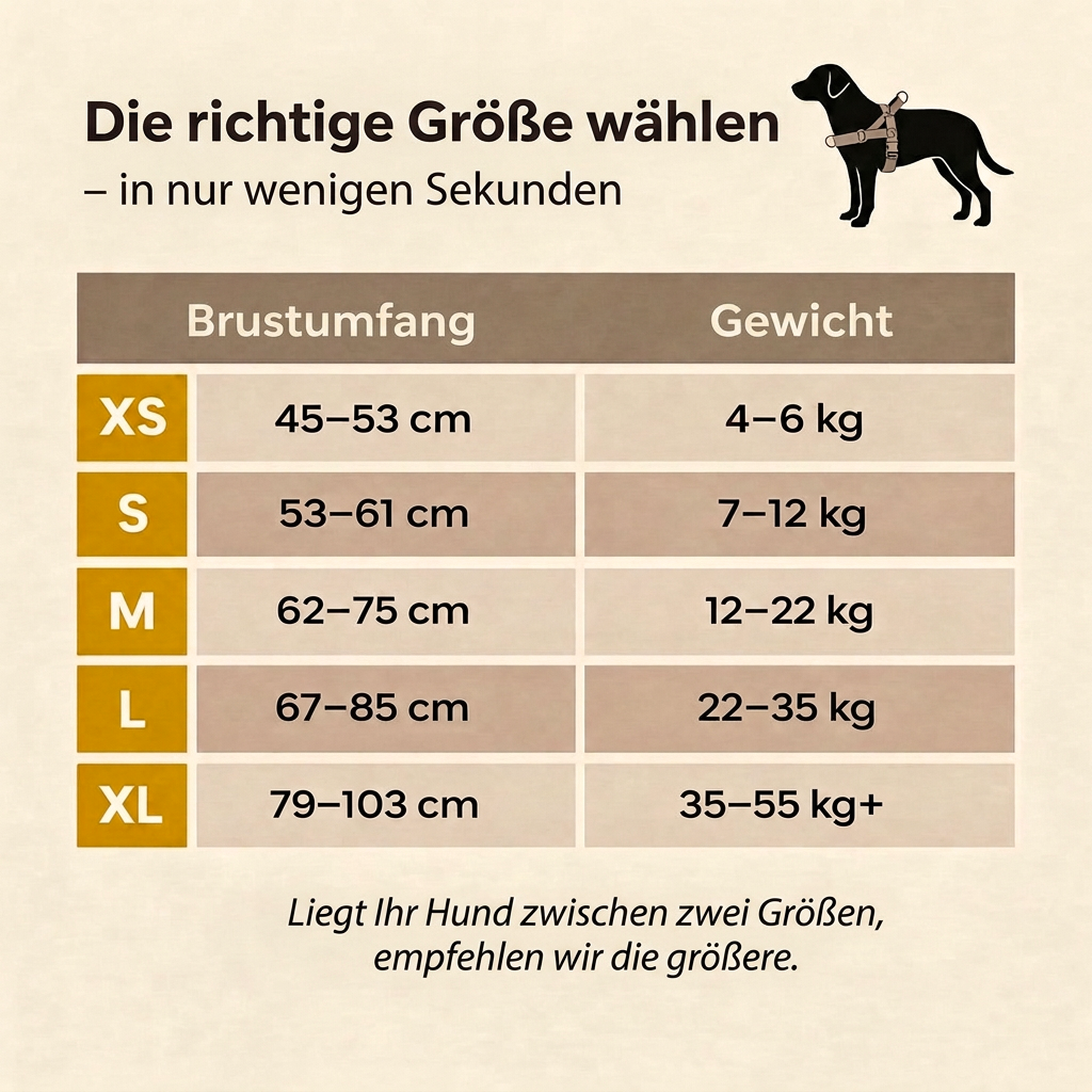 Anti-Zug-Hundegeschirr