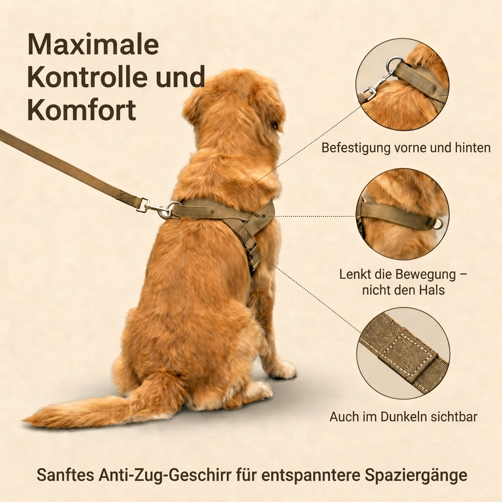 Anti-Zug-Hundegeschirr